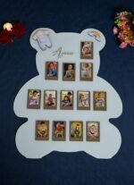 baby photo board teddy shape